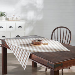 Annie Portabella Buffalo Check Table Topper 40" x 40"