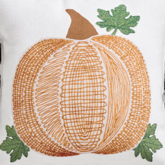 Annie Black Check Pumpkin Pillow