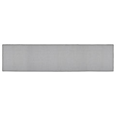 Black Check Runner Rug w/ Latex Backing