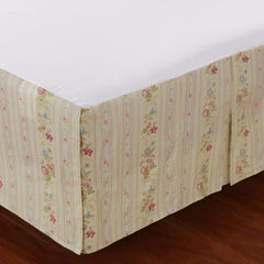Antique Rose Ecru Bedskirt 15"