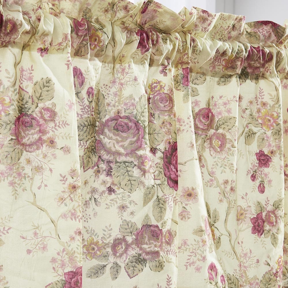 Antique Rose Ecru 84" Panel Set